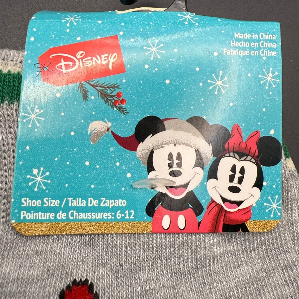 Disney Adult Christmas Socks BNWT - Picture 3 of 5